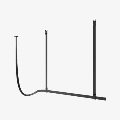 Made in Design Belt Pendant - / Leather - L 200 cm / Bluetooth by Flos Black