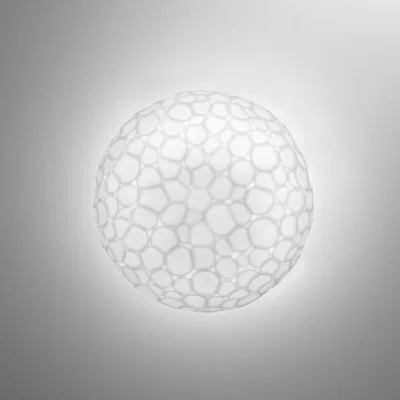 Made in Design Meteorite LED Wall light - Ceiling lamp - Ø 15 cm by Artemide White