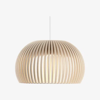 Made in Design Atto Pendant - LED / Ø 34 cm by Secto Design Natural wood