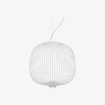 Made in Design Spokes 2 piccola My Light Pendant - / LED - Bluetooth / Ø 34 x H 35 cm by Foscarini White