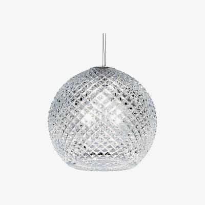 Made in Design Diamond Swirl Pendant - Ø 22 cm by Fabbian Transparent