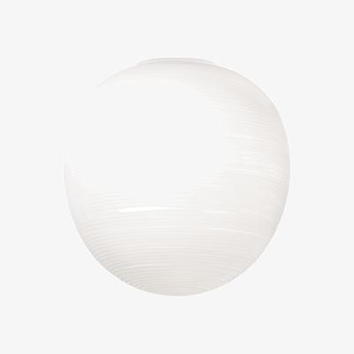 Made in Design Rituals XL Ceiling light glass white / Ø 40 x H 40 cm - Blown glass - Foscarini