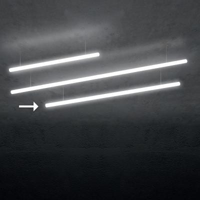 Made in Design Alphabet of light Linear Pendant - / Linear - L 180 cm by Artemide White