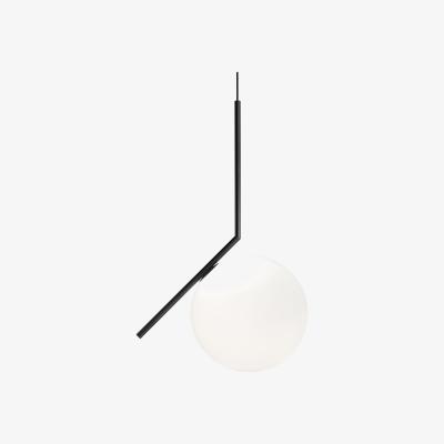 Made in Design IC S2 Pendant - / H 72 cm by Flos White/Black