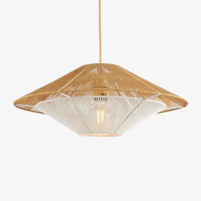 Made in Design Lumbini Small Pendant textile beige / Ø 50 cm - GOOD&MOJO