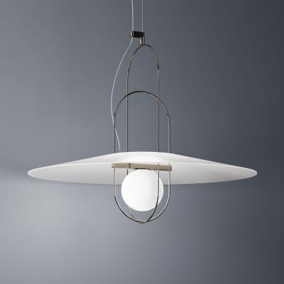 Made in Design Setareh Pendant - / LED - Ø 85 x H 70 cm by Fontana Arte White/Metal
