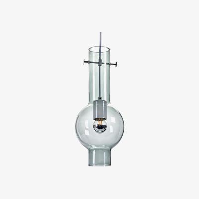 Made in Design Novecento Pendant - Glass - Ø 14,5 x H 35 cm by Serax Grey/Transparent