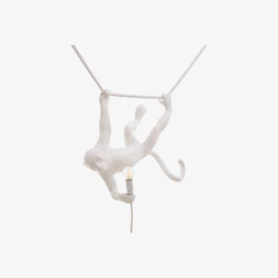 Made in Design Monkey Swing Lamp - / Indoor - L 60 cm by Seletti White