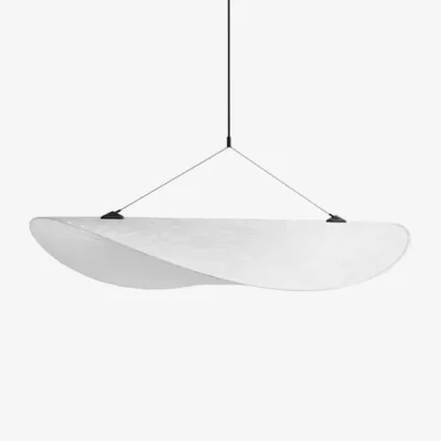 Made in Design Tense LED XS Pendant textile white / Ø 55 cm - TyvekLED - NEW WORKS