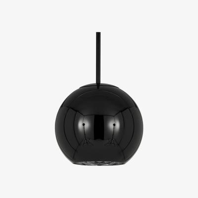 Made in Design Copper Round Pendant - / Ø 25 cm by Tom Dixon Black
