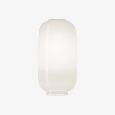 Made in Design Chouchin Bianco n°2 Ceiling light glass white / Ø 22 x H 43 cm - Glass - Foscarini