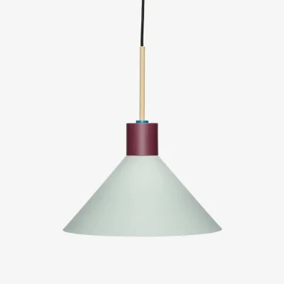 Made in Design Crayon Pendant metal blue / Ø 35 cm - HÜBSCH