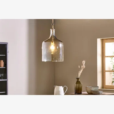Nkuku Nkuku Kalsi Recycled Glass Pendant Light | Lights | Lustre | Large