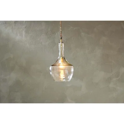 Nkuku Nkuku Agatarla Glass Pendant | Lighting | Clear | Small