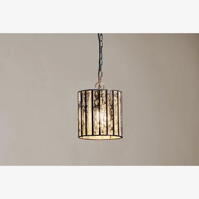 Nkuku Nkuku Shanaya Mottled Glass Pendant Light | Lights | Antique Bronze