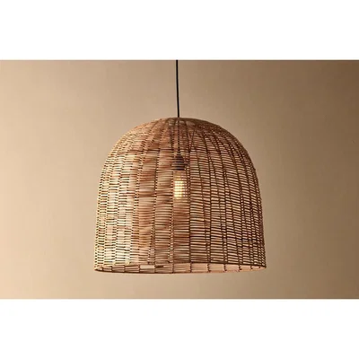 Nkuku Nkuku Noko Wicker Dome Pendant | Lighting | Natural | Large