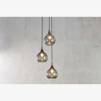 Nkuku Nkuku Ziva Glass Cluster Pendant | Lighting | Green