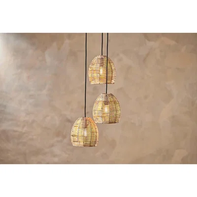 Nkuku Nkuku Noko Wicker Cluster Pendant | Lighting | Natural