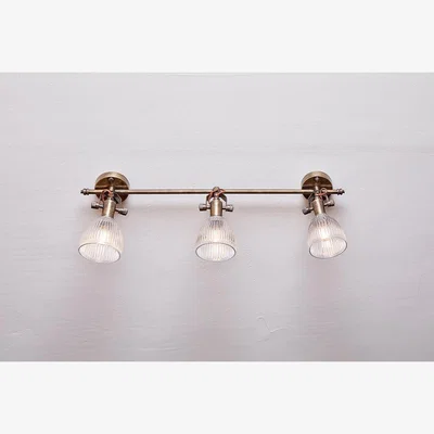 Nkuku nkuku Rarni Ceiling Spotlight Bar | Lights | Antique Brass