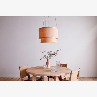 Nkuku nkuku Darat Mango Wood & Jute Pendant | Lights | Natural