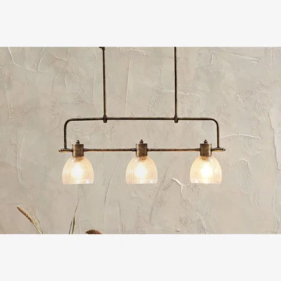 Nkuku Nkuku Duga Triple Pendant | Lights | Gold | 130 x 84 x 14.5 cm