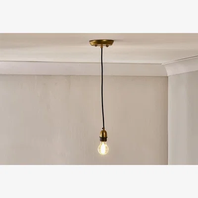 Nkuku Nkuku Otti Pendant Light Fitting | Lights | Antique Brass