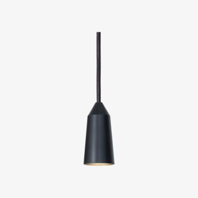 Nordic Nest Konsthantverk Massiv pendant Black double cone