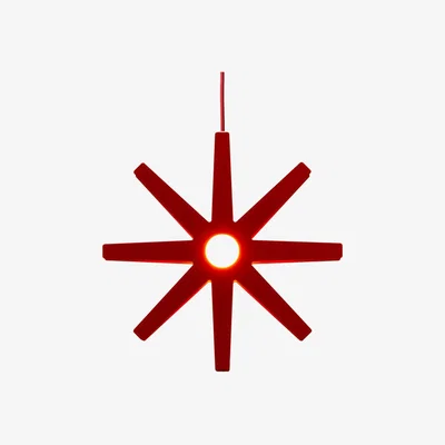 Nordic Nest Bsweden Fling 78 Pendant Red red cord