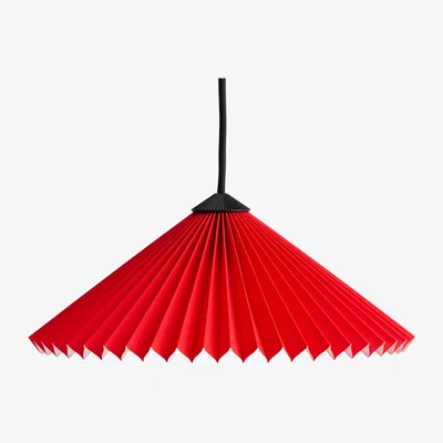 Nordic Nest HAY Matin Pendant hanging lamp 30x30 cm Bright red