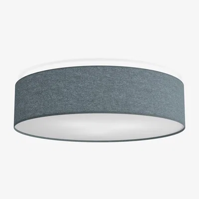 Nordic Nest Belid Soft ceiling lamp Ø60 cm Blue wool