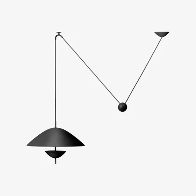 Nordic Nest ferm LIVING Lod pendant lamp Blackened Iron