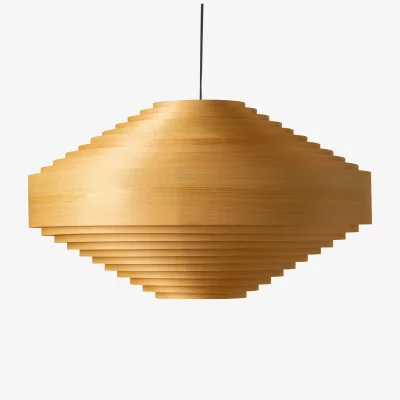 Nordic Nest Vaarnii 1003 Hans Pendant pendant Matte oil-waxed pine Ø60 cm