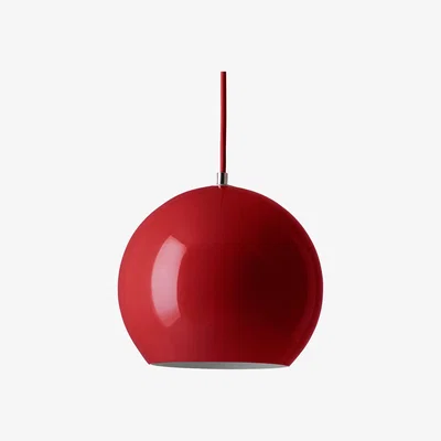 Nordic Nest &Tradition Topan VP6 lamp Vermilion red