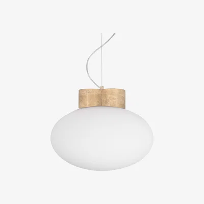 Nordic Nest Globen Lighting Mammut pendant lamp Ø30 cm Travertine