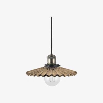 Nordic Nest Globen Lighting Cobbler pendant lamp Ø25 cm Brown
