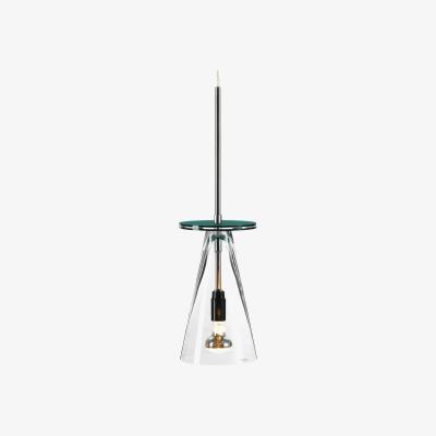 Nordic Nest Bsweden Kon pendant lamp Clear turquoise tray
