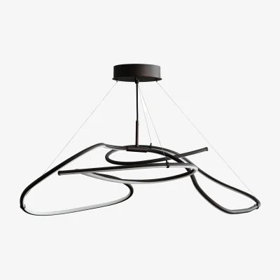 Nordic Nest 101 Copenhagen Ghost Chandelier mini ceiling lamp Burned black