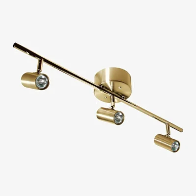 Nordic Nest Belid Cato 3-spotlight straight 66 cm Brass