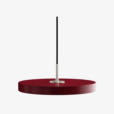 Nordic Nest Umage Asteria Mini chrome pendant lamp Ø31x10.5 cm Red