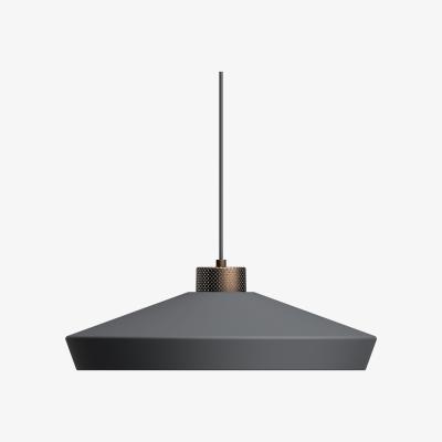 Nordic Nest Edge pendant lamp large Graphite-bronze