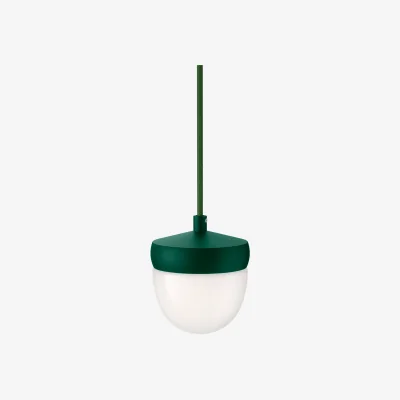 Nordic Nest Noon Pan pendant frosted 10 cm British racing green - dark green