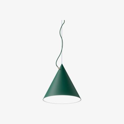 Nordic Nest Noon Castor pendant 40 cm British racing green-dark green-brass