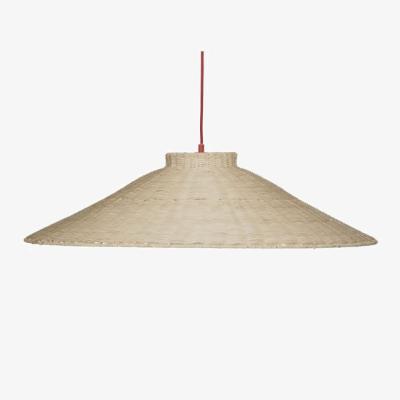 Nordic Nest Hübsch Moon ceiling lamp Ø80 cm Red-nature