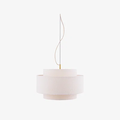 Nordic Nest Globen Lighting Noah pendant Ø50 cm Bouclé white