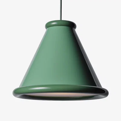 Nordic Nest Belid Belle pendant Ø36 cm Pale green-reseda green