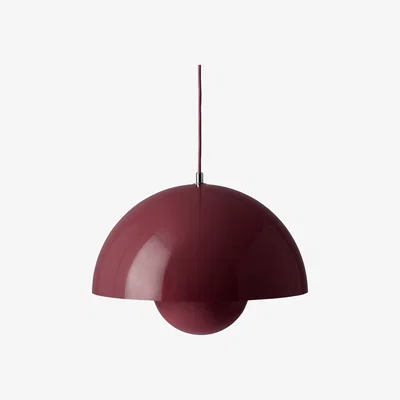 Nordic Nest &Tradition Flowerpot pendant lamp VP7 Dark plum