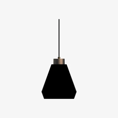 Nordic Nest Edge pendant lamp medium Matte black-bronze