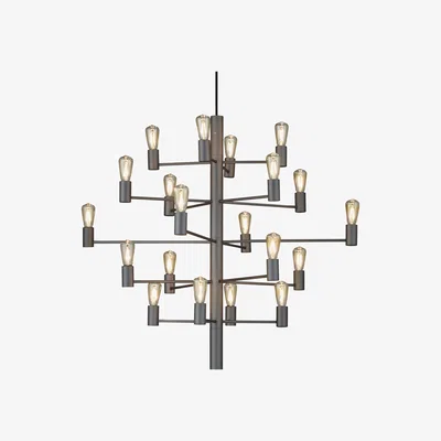 Nordic Nest Herstal Manola 20 candelier Grafit (grey)