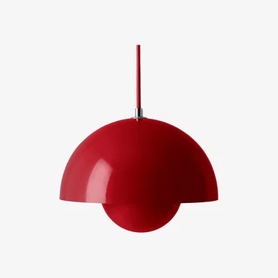 Nordic Nest &Tradition FlowerPot VP1 pendant Vermilion red