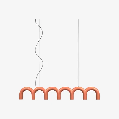 Nordic Nest Oblure Arch pendant 125.6 cm Nude